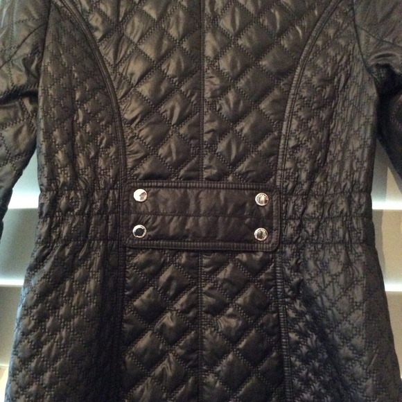 Laundry by Shelli Segal *NWOT* Women's Black Diamond Quilted Fitted Jacket - Picture 9 of 11